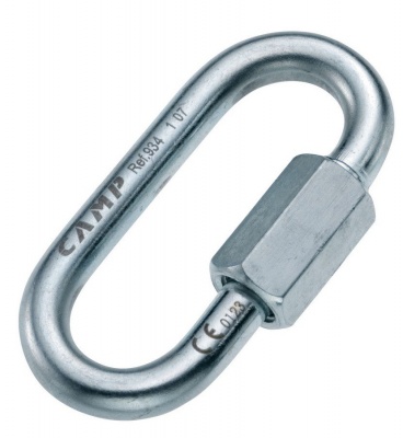 Карабин Oval Zinc Plated Quick Link | 8 mm | CAMP